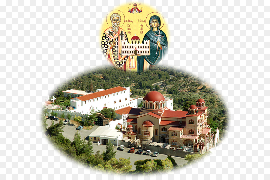 Fyli أتيكا，Agkyprianou و Ioustinis الدير PNG