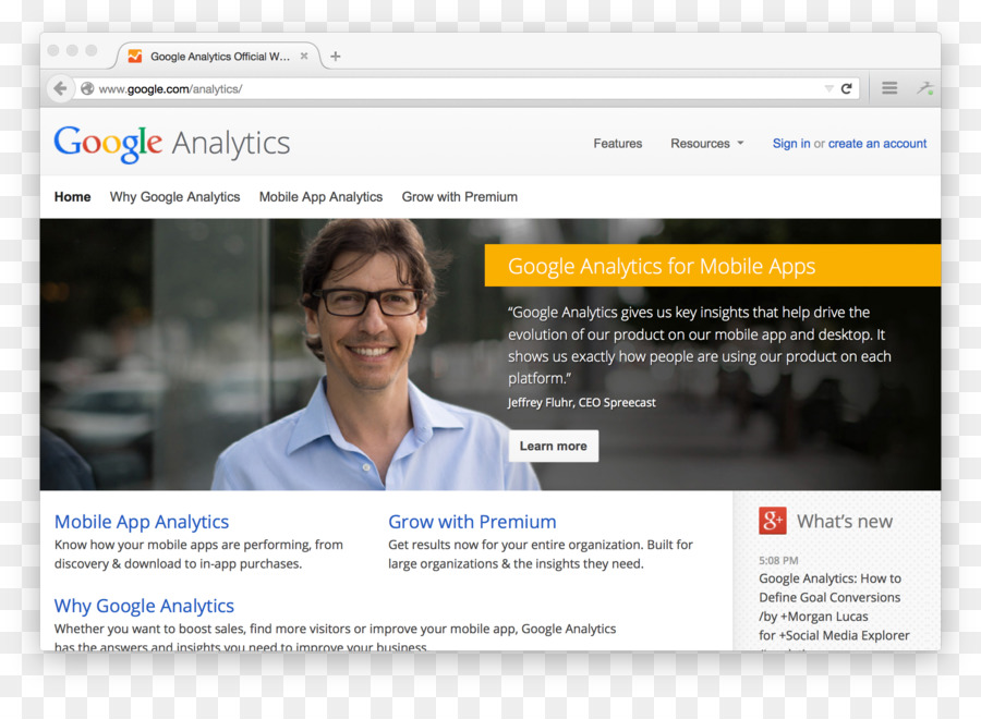 صفحة ويب，Google Analytics PNG