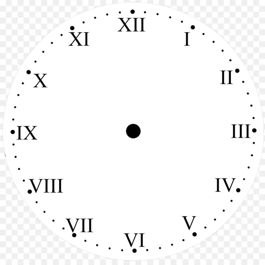 الأرقام الرومانية，وجه الساعة PNG