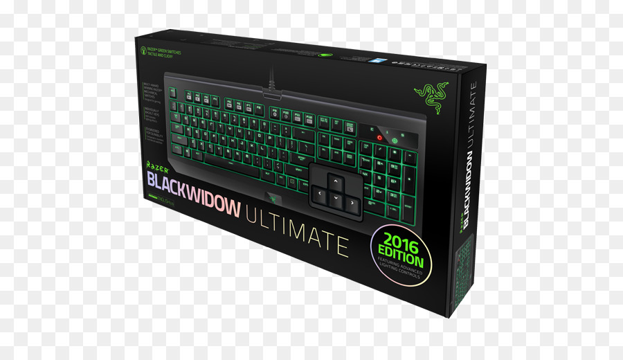 لوحة مفاتيح الكمبيوتر，Razer Blackwidow في نهاية المطاف 2016 PNG