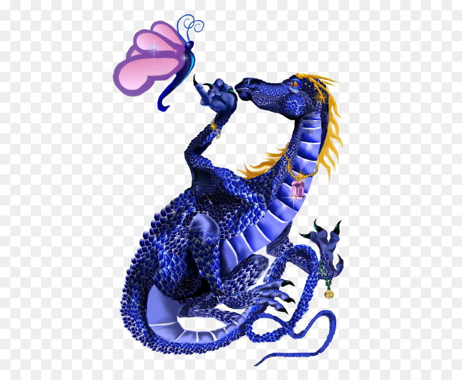 تنين，Azure Dragon PNG