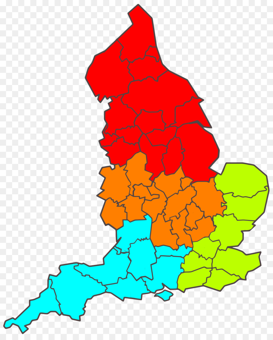إنجلترا，خريطة PNG