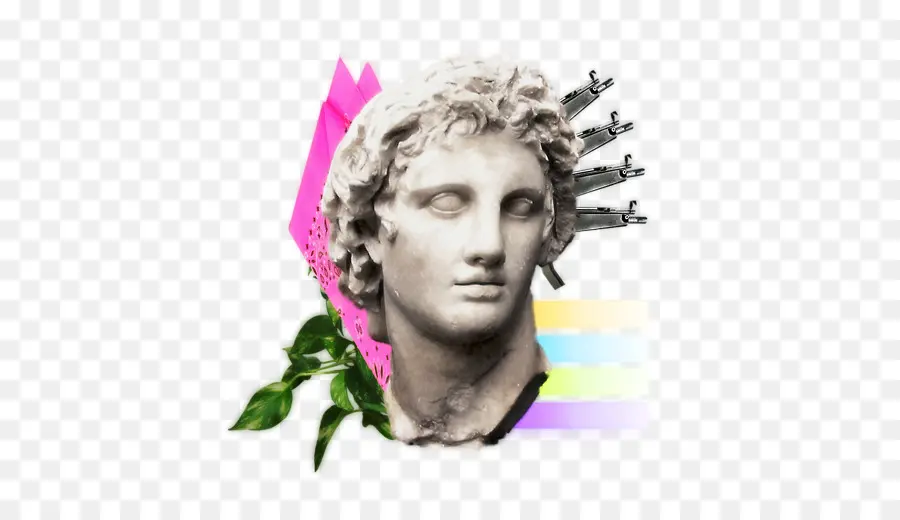 فون 7，Vaporwave PNG