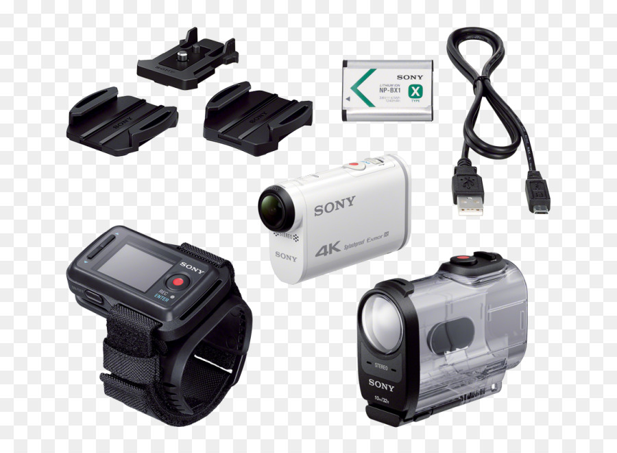 Sony Action Cam Fdrx1000v，Sony Action Cam Hdras200v PNG