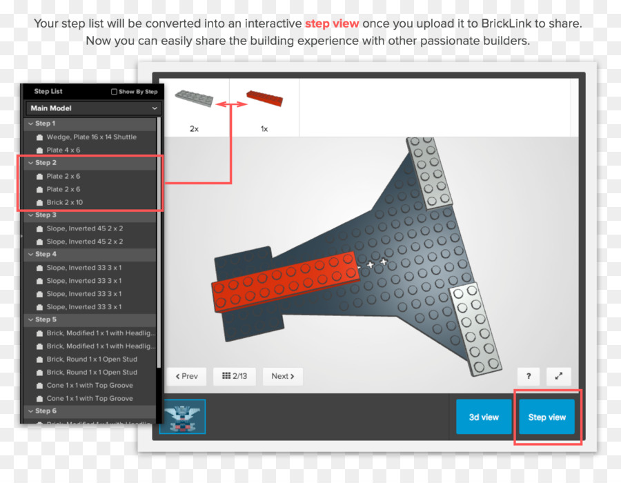 Bricklink，دليل البدء السريع PNG