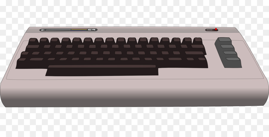 كومودور 64，لوحة مفاتيح الكمبيوتر PNG