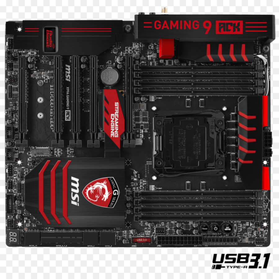 اللوحة الأم，Msi X99s Gaming 7 PNG