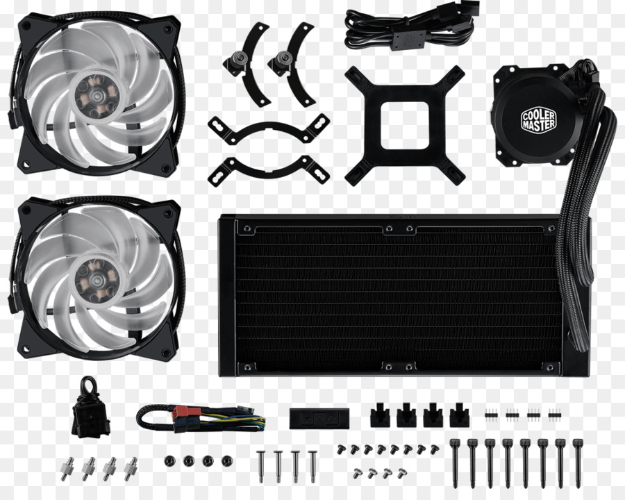 الكمبيوتر نظام تبريد أجزاء，Cooler Master PNG