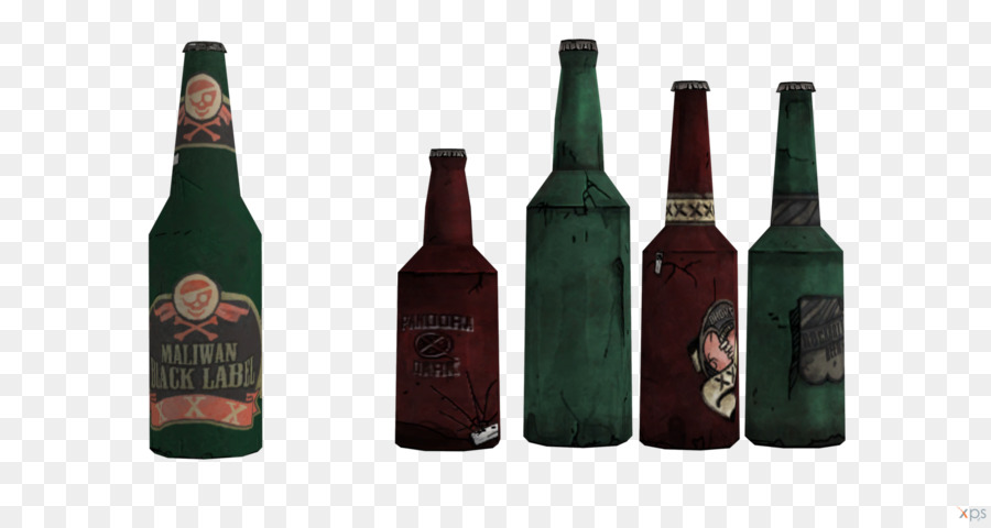 زجاجة بيرة，الحدودية PNG