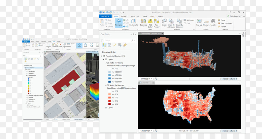 Arcgis，نظام المعلومات الجغرافية PNG