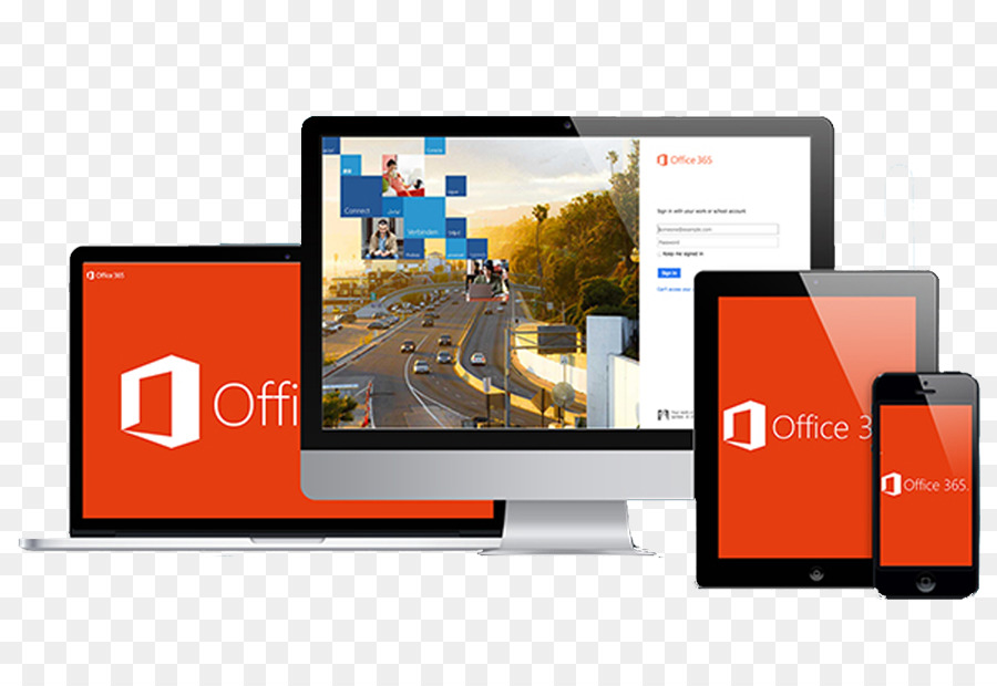 شاشات الكمبيوتر，Microsoft Office 365 PNG