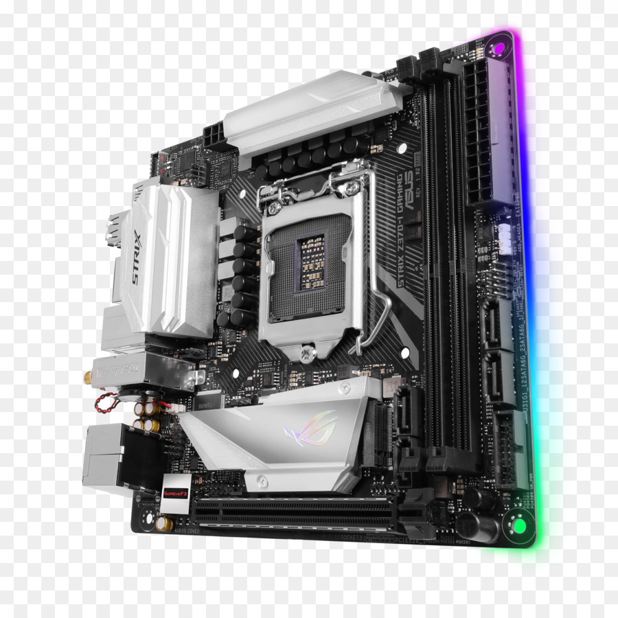 إنتل，Asus Rog ستريكس Z370i الألعاب اللوحة Mini Itx Lga1151 مأخذ Z370 Lga1151 مأخذ PNG