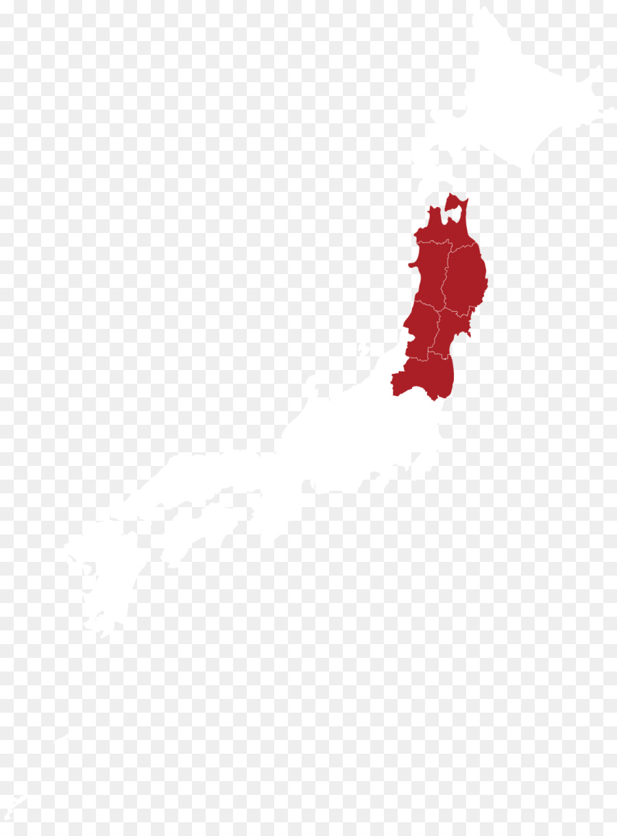 توهوكو，خريطة PNG
