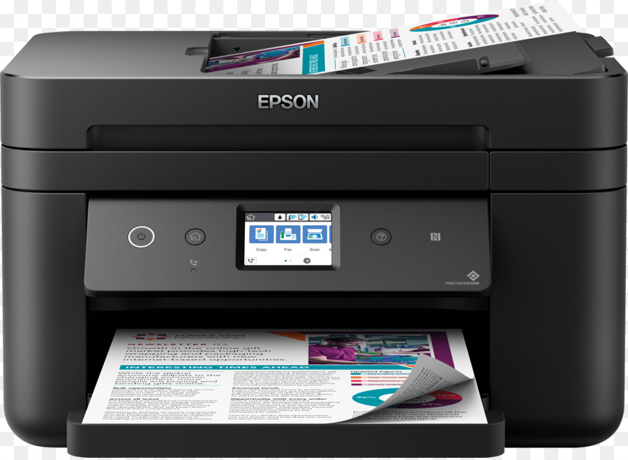 Epson Workforce Wf2860dwf النافثة للحبر الطابعة متعددة الوظائف طابعة A4，Epson Workforce Wf2860 Allinone الطابعة PNG