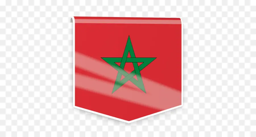 علم المغرب，أحمر PNG