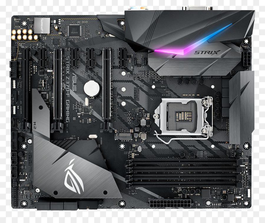 إنتل，Asus Rog ستريكس Z370h الألعاب اللوحة الأم Atx Lga1151 مأخذ Z370 Lga1151 مأخذ PNG