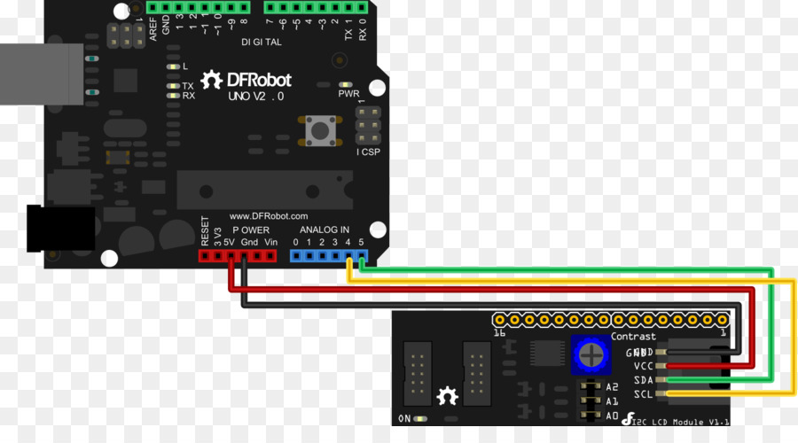 I2c，Liquidcrystal عرض PNG