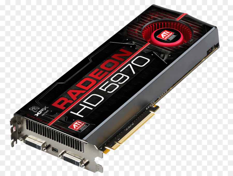 بطاقات الرسومات محولات الفيديو，Ati Radeon Hd 5970 PNG