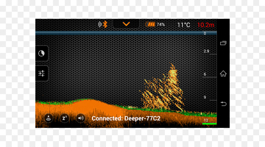 أعمق Fishfinder，الأسماك المكتشفون PNG