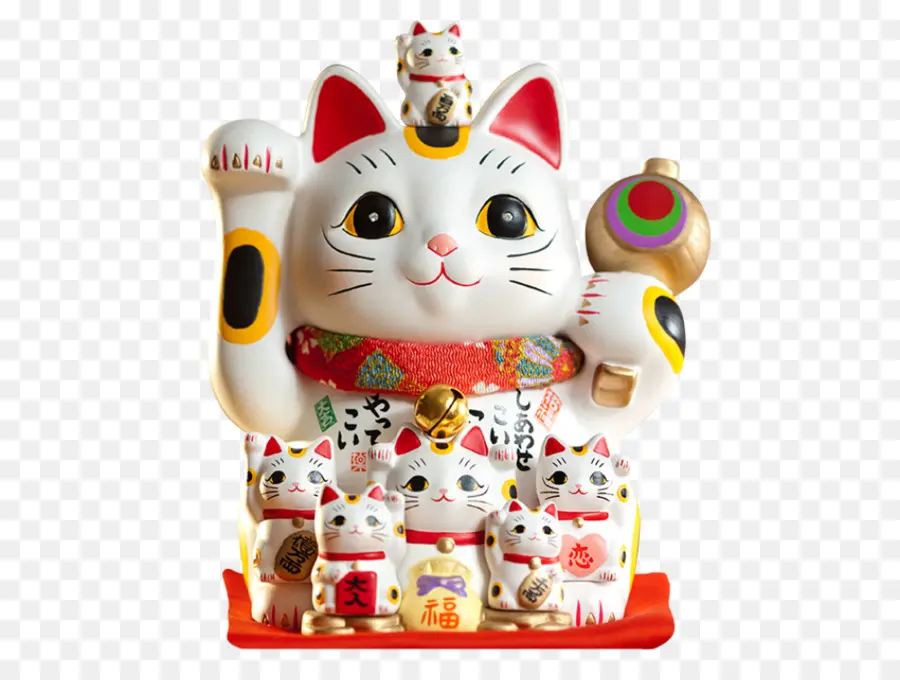 Maneki Neko，قطة PNG