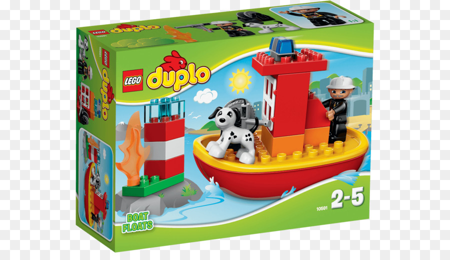 ليغو 10591 Duplo النار القارب，Lego Duplo PNG