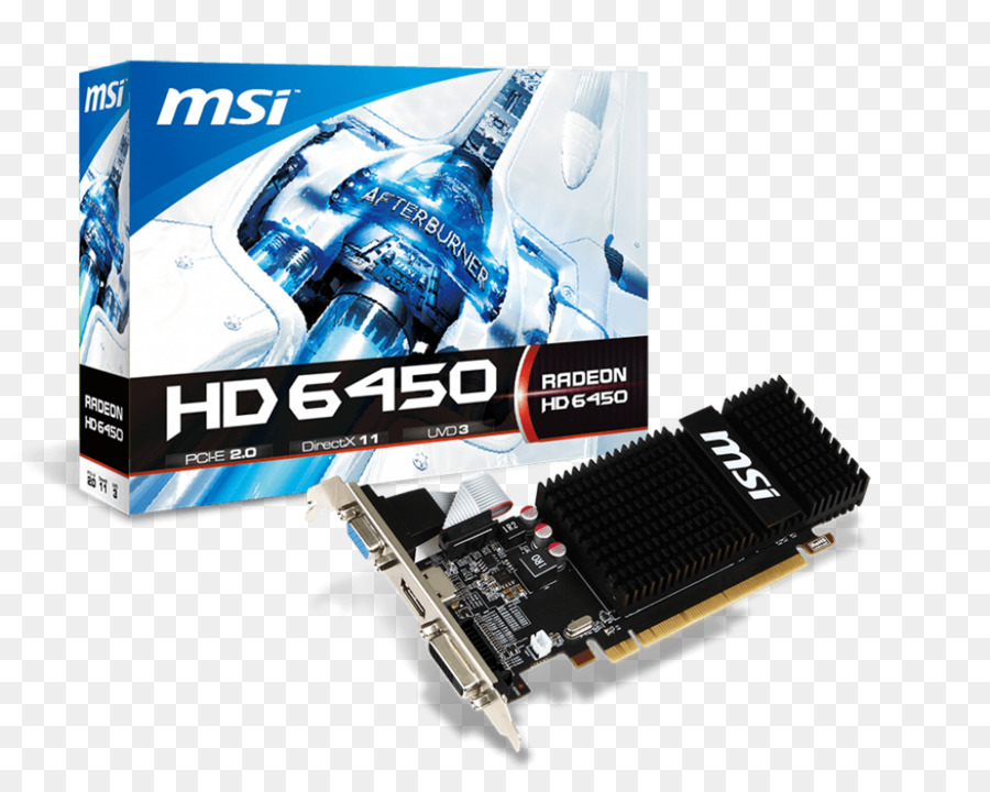 بطاقات الرسومات محولات الفيديو，Amd راديون Hd 6450 PNG