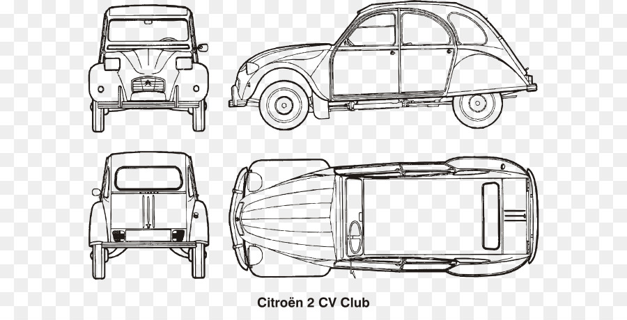 سيتروين 2cv，سيارة PNG