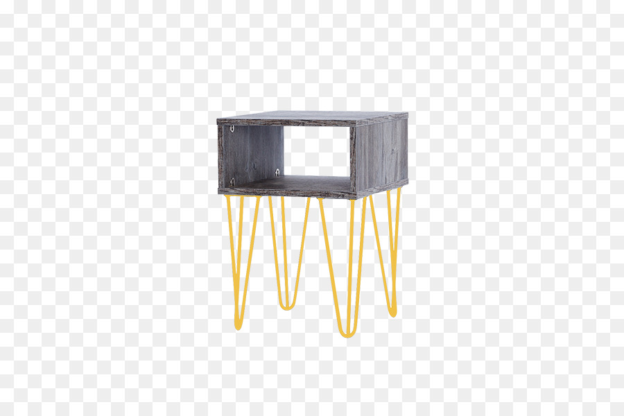 طاولة，أصفر PNG
