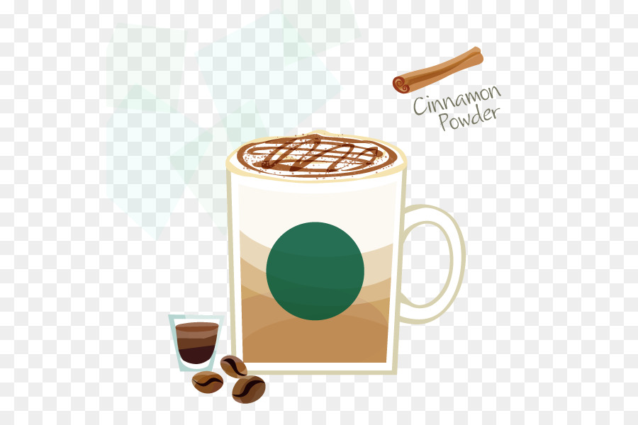 كابتشينو，فنجان القهوة PNG