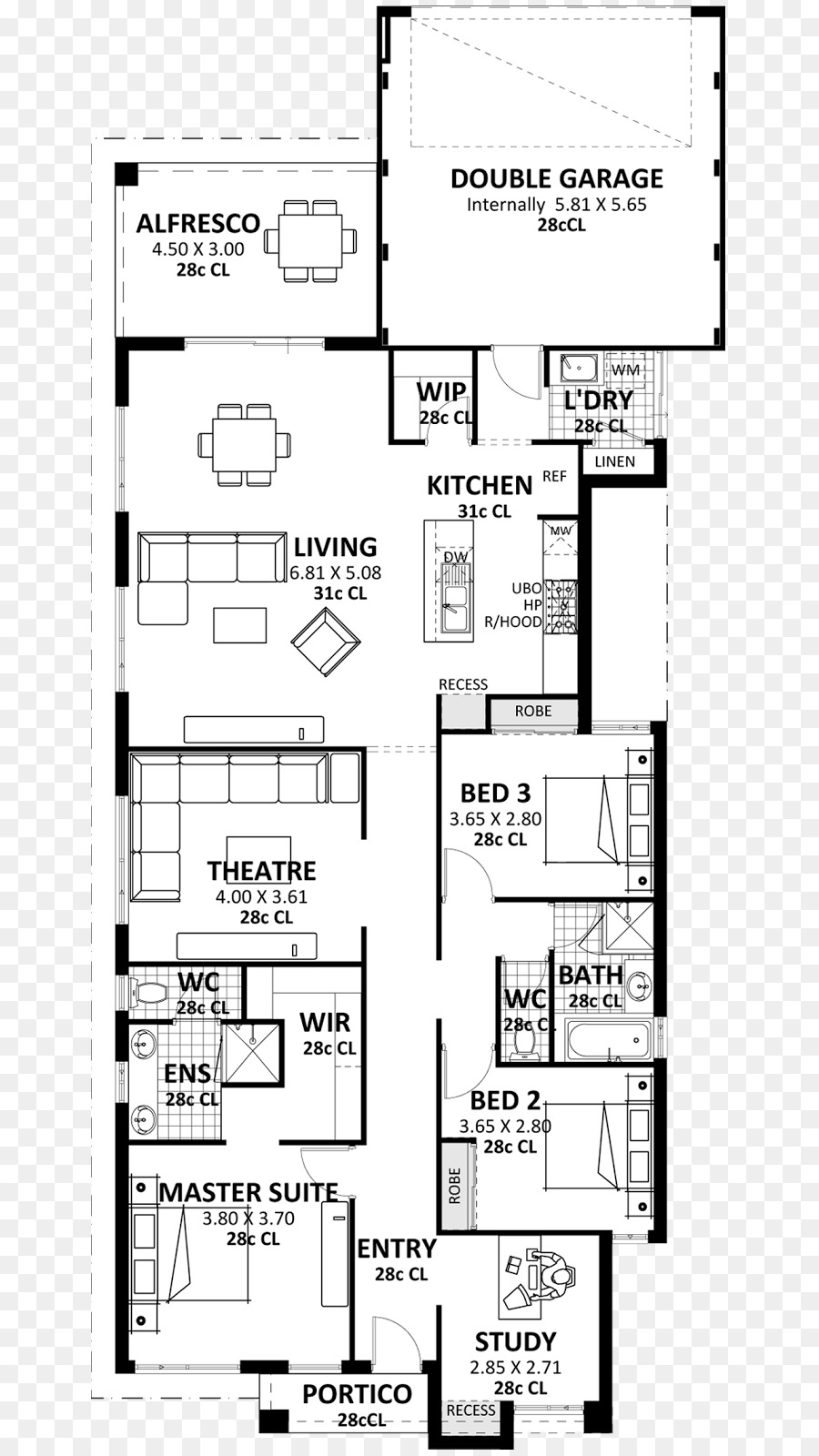 مخطط الطابق，خطة منزل PNG