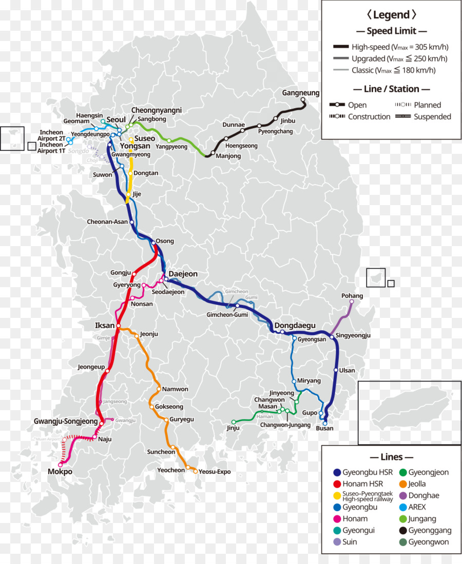 Gyeongbu السكك الحديدية العالية السرعة，Suseo السكك الحديدية العالية السرعة PNG