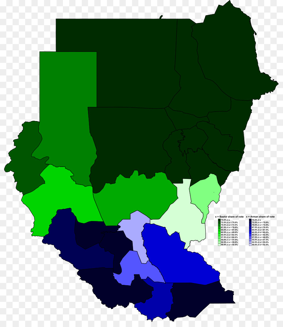 السودان，جنوب السودان PNG