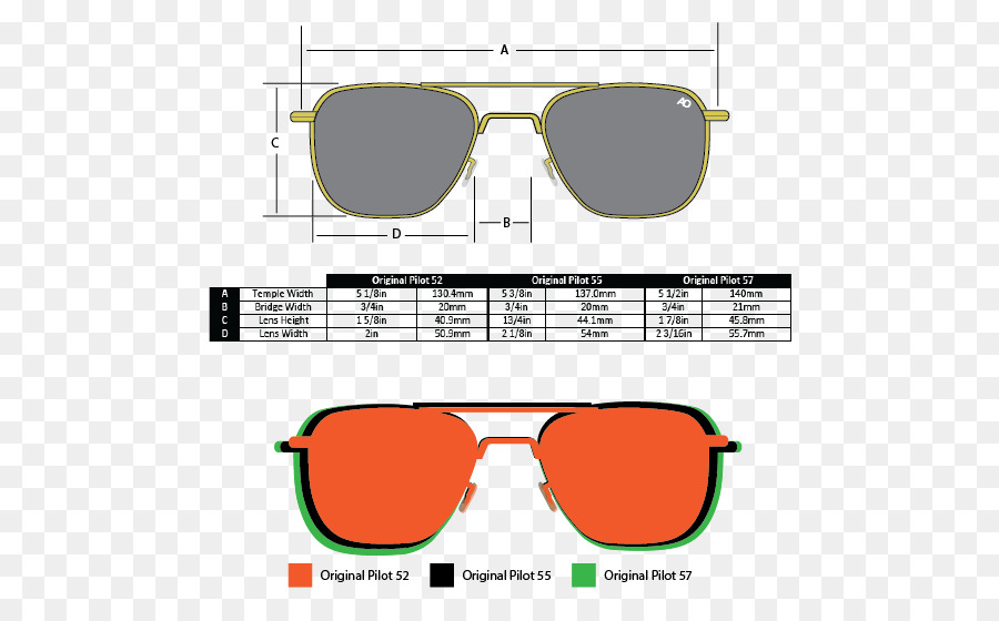نظارات，النظارات الشمسية الطيار PNG