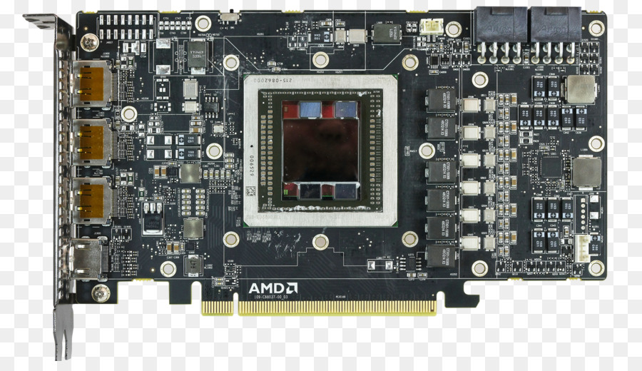 بطاقات الرسومات محولات الفيديو，Amd Radeon R9 الغضب X PNG