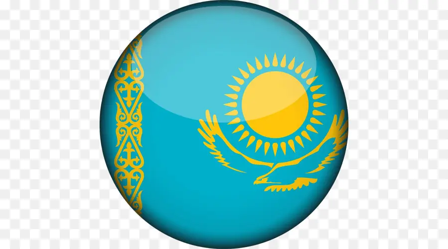 كازاخستان，العلم كازاخستان PNG