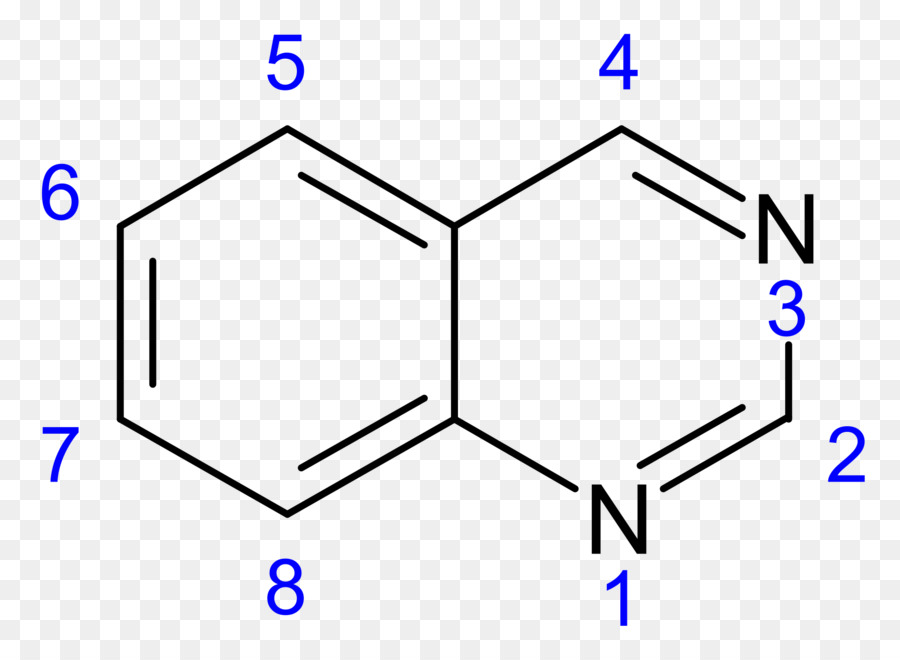 Quinazoline，مركب كيميائي PNG