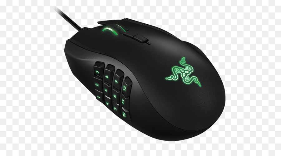 ماوس الكمبيوتر，Razer Naga PNG