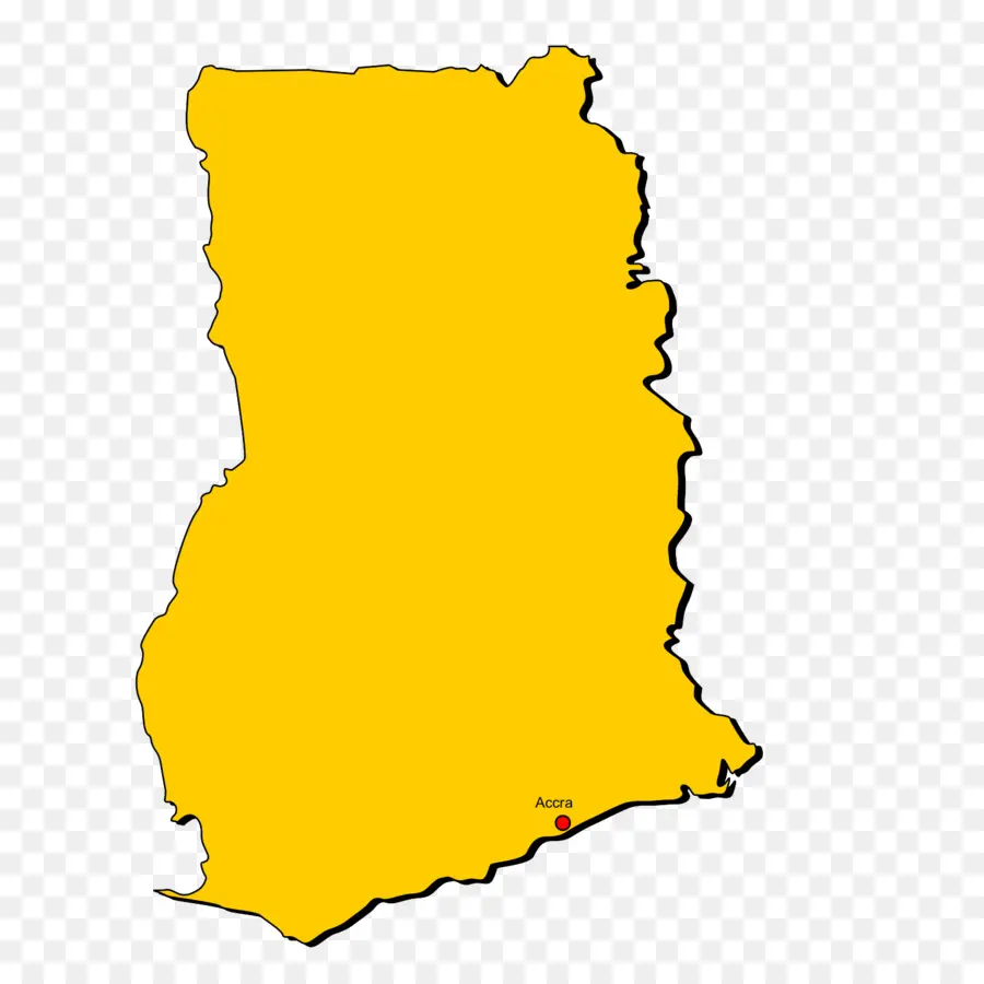 خريطة，غانا PNG
