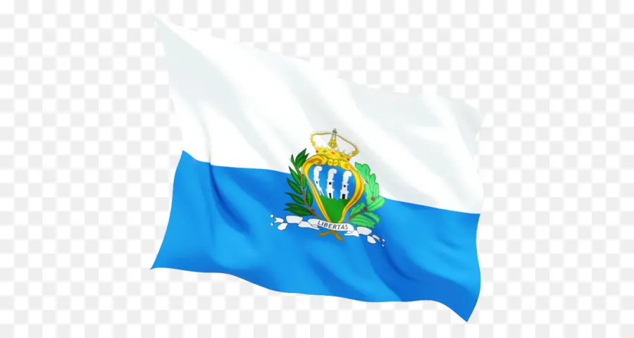 سان مارينو，العلم سان مارينو PNG