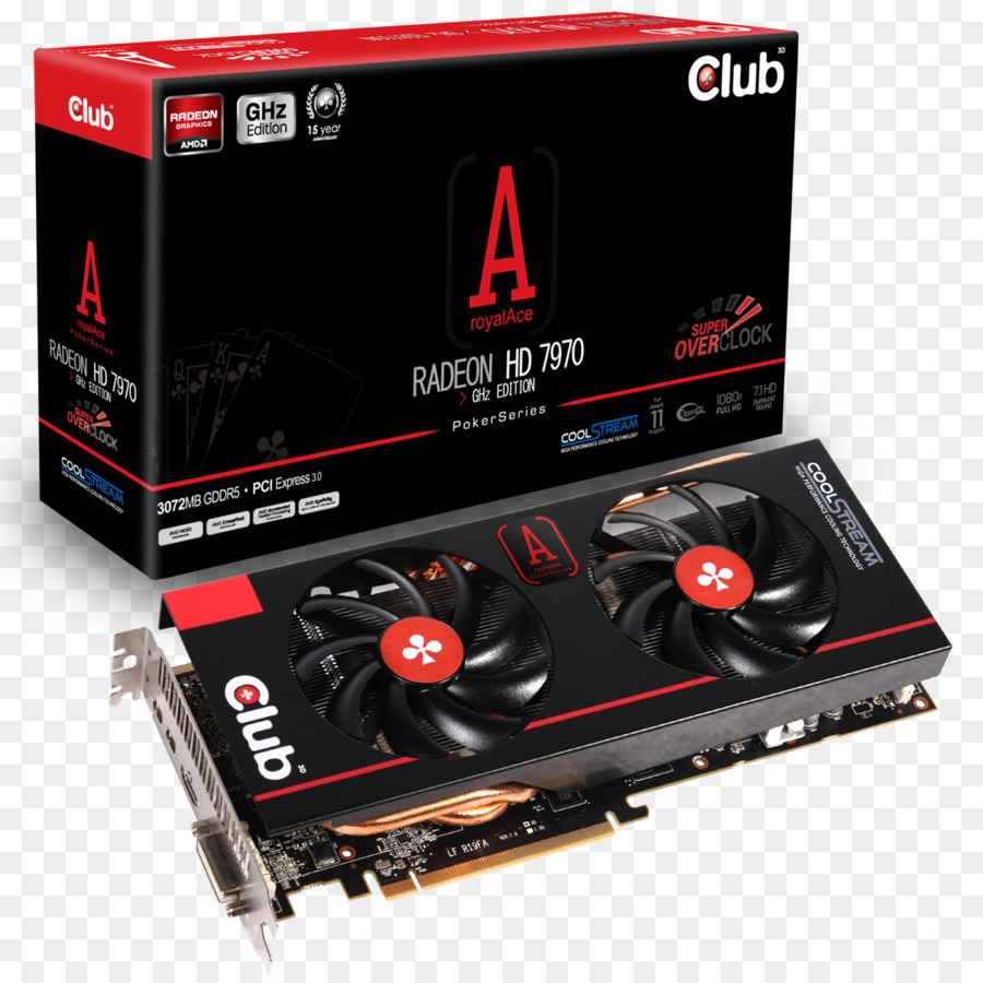 بطاقات الرسومات محولات الفيديو，Amd Radeon Hd 7970 PNG