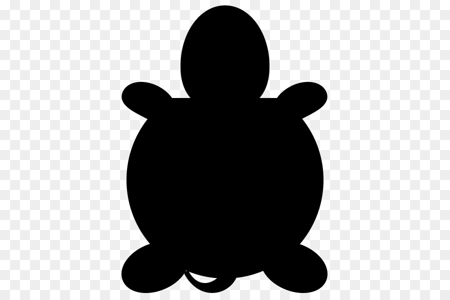 السلاحف，صورة ظلية ، PNG