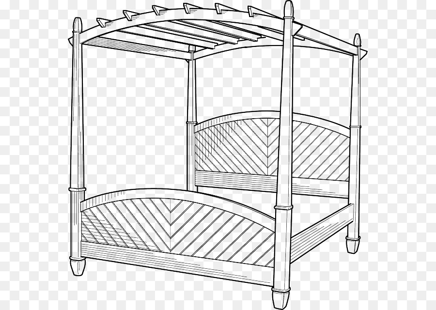 Fourposter السرير，السرير PNG