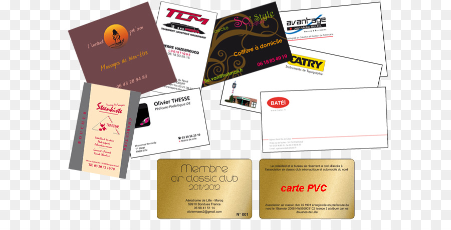 الطباعة المتاحة，بطاقات الأعمال PNG