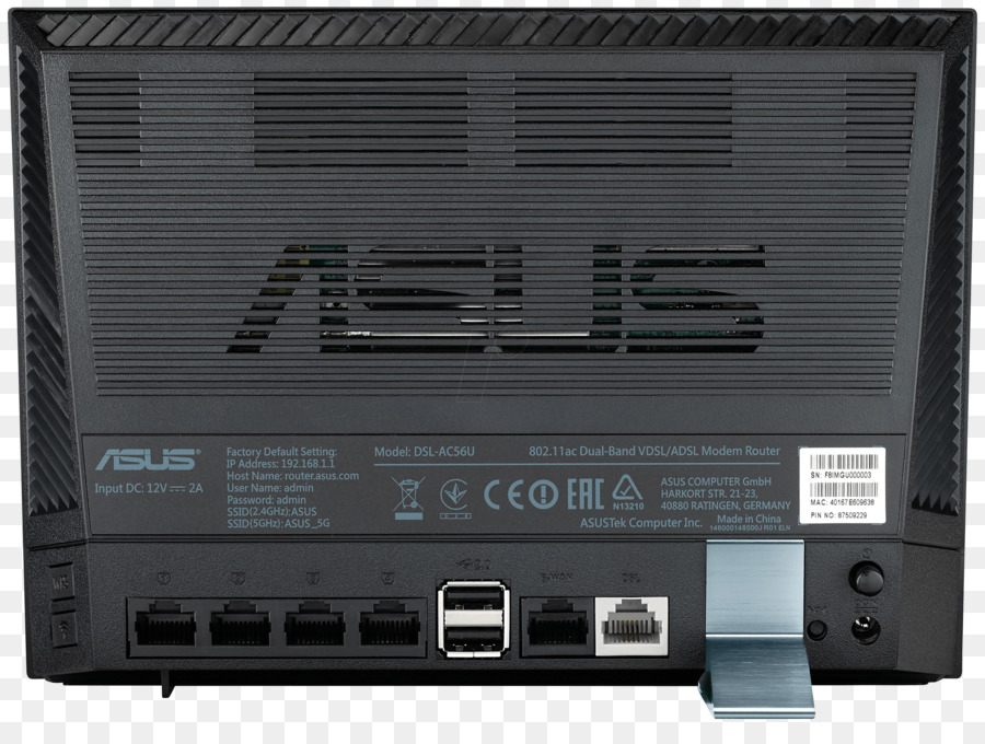 مودم Dsl，Asus Dslac56u PNG