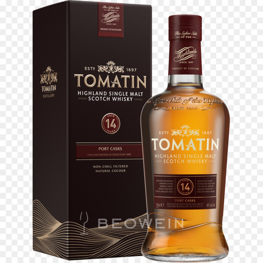 Tomatin，واحد ويسكي الشعير PNG