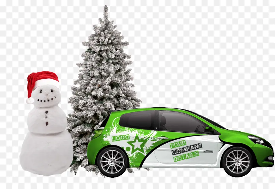 شجرة عيد الميلاد，السيارة PNG