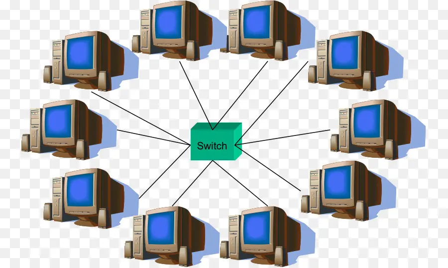 شبكة الكمبيوتر，طبولوجيا شبكة الاتصال PNG