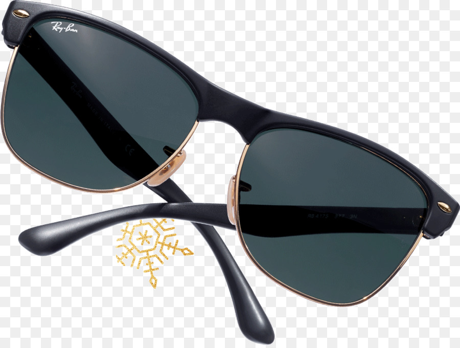Rayban Clubmaster المتضخم，النظارات الشمسية PNG