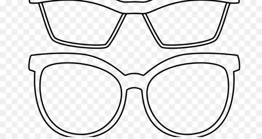 نظارات，كتاب تلوين PNG