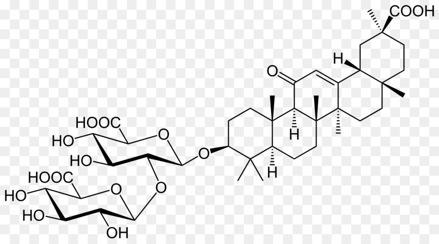 عرق السوس，Glycyrrhizin PNG